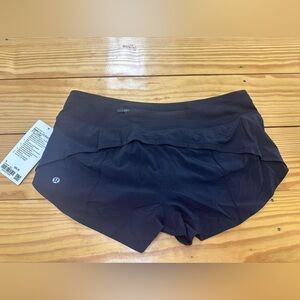NWT Lululemon Speed Up LR Short 2.5” line size 8